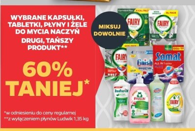Wybrane kapsułki, tabletki, płyny i żele do mycia naczyń DRUGI -60% promocja w Netto