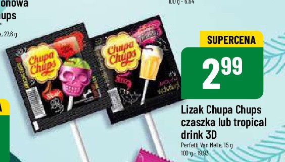Lizak Chupa chups 3d tropical drink promocja