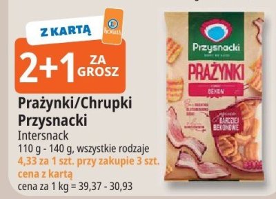 Prażynki Intersnack Przysnacki promocja w Leclerc
