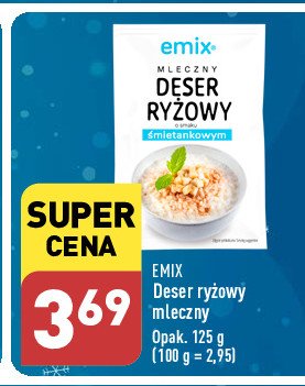 Deser ryżowy śmietankowy Emix promocja