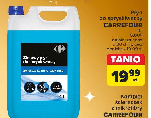 Płyn do spryskiwaczy zimowy Carrefour promocja w Carrefour Market