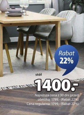 Stół MEJLSKOV promocja w Jysk