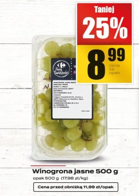 Winogrona jasne SOLA promocja w Supeco