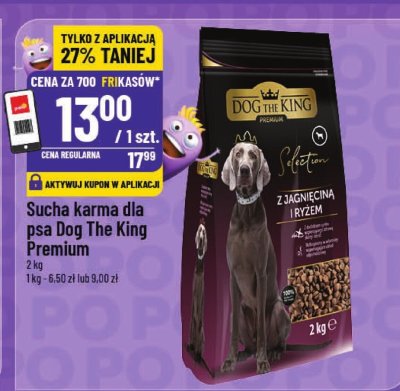 Sucha karma dla psa Dog The King Premium promocja w POLOmarket