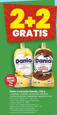 Danio w saszetce Danone, 120 g promocja w Twój Market