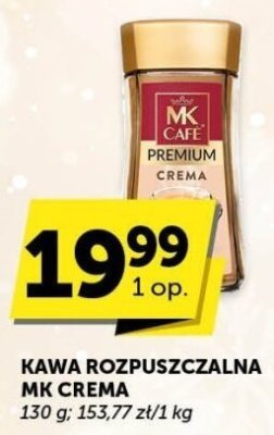 Kawa rozpuszczalna MK Cafe Crema promocja w Euro Sklep