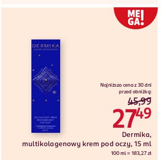 Krem pod oczy Dermika luxury neocollagen promocja