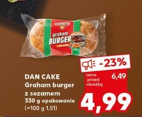 Bu艂ki graham burger Dan cake promocja