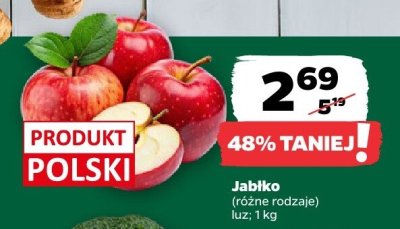 Jabłko różne rodzaje promocja w Netto