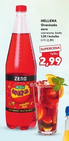 Oranżada biała zero Hellena oranżada promocja w Kaufland