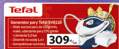 Generator pary Tefal SV6116 promocja w Auchan
