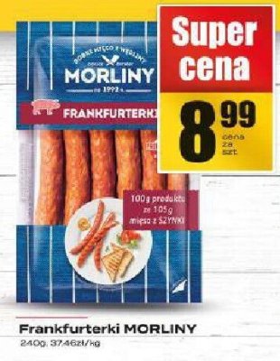 Frankfurterki MORLINY promocja w Supeco