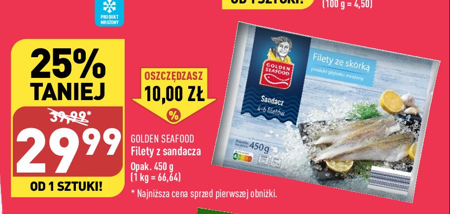 Filet z sandacza Golden seafood promocja