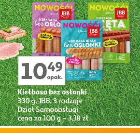 Kiełbaski bez osłonki Jbb bałdyga promocja