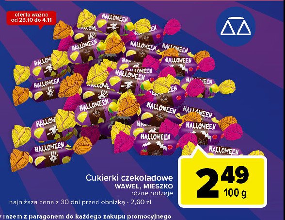 Cukierki halloween Wawel promocja