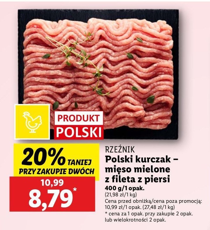 Mięso mielone z piersi kurczaka Rzeźnik codzienna dostawa promocja