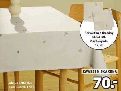 Obrus ENGFIOL promocja w Jysk
