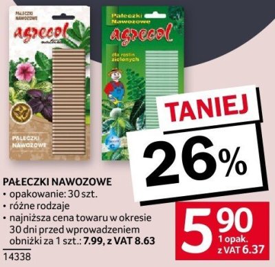 Pałeczki nawozowe promocja w Selgros