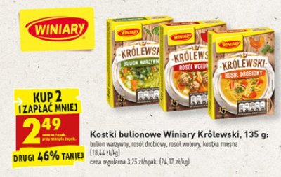 Rosół królewski kostka mięsna Winiary promocja
