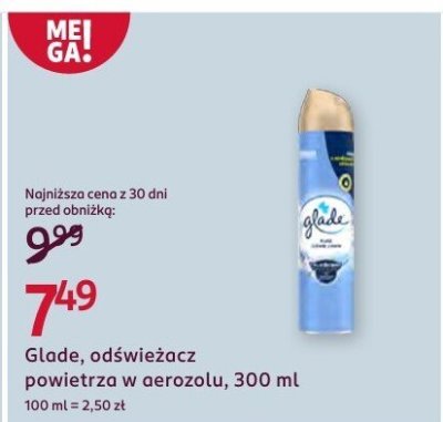 Odświeżacz powietrza w aerozolu promocja w Rossmann