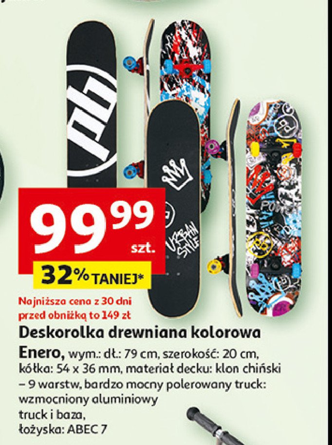 Deskorolka Enero promocja w Auchan