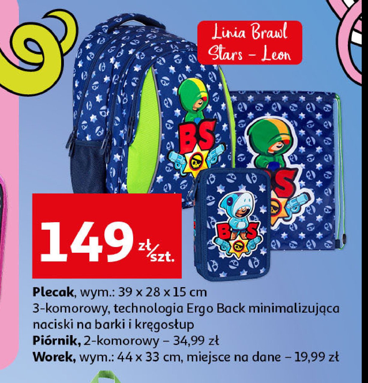 Worek 44 x 33 cm brawl stars Astra promocja