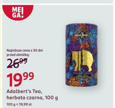 Herbata czarna  promocja w Rossmann