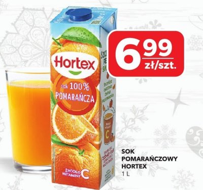 Sok pomarańczowy Hortex promocja w Top Market