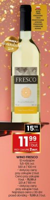 Wino Fresco białe 0,75l promocja w Twój Market