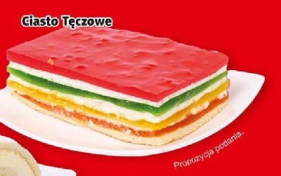 Ciasto Tęczowe promocja w Prim Market
