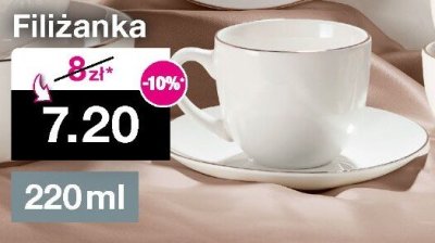 Filiżanka Goldrand Coupe 220ml promocja w Woolworth
