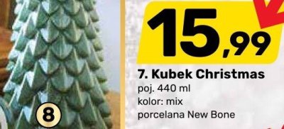 Figura ceramiczna choinka promocja w Bricomarche