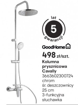 Kolumna prysznicowa Cavally promocja w Castorama