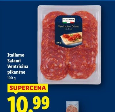 Salami Ventricina pikantne promocja w Lidl