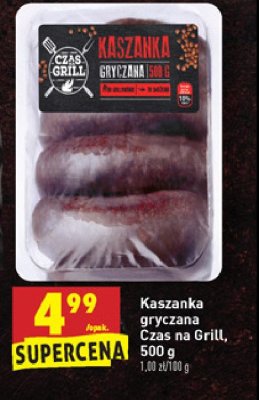 Kaszanka gryczana Czas na grill promocja
