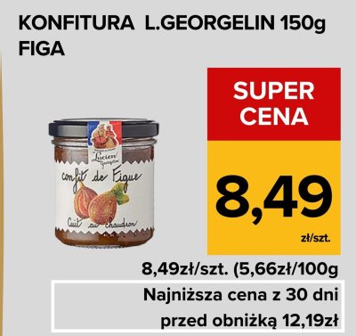 Konfitura L.Georgelin figa promocja w Supeco
