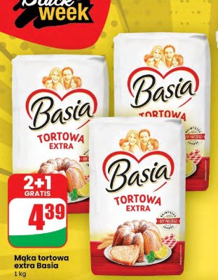 Mąka tortowa extra Basia promocja w Dino