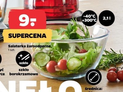 Salaterka żaroodporna promocja w Netto