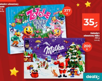 Kalendarz adwentowy Milka 200 g promocja w Dealz