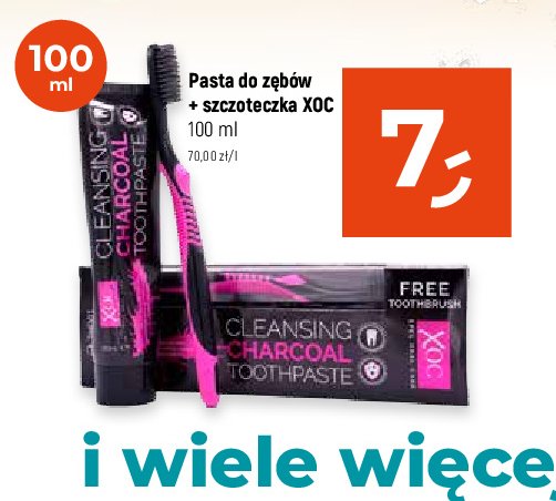 Pasta do z臋b贸w charcoal + szczoteczka promocja