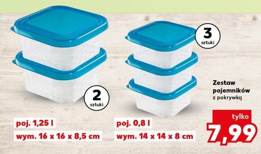 Pojemnik plastikowy promocja w Kaufland