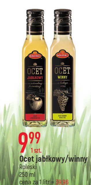 Ocet winny bia艂y Roleski promocja