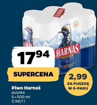 Piwo Harnaś promocja w Netto