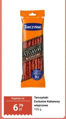 Kabanosy Exclusive wieprzowe promocja w Biedronka