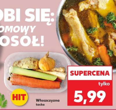 Włoszczyzna tacka promocja w Kaufland
