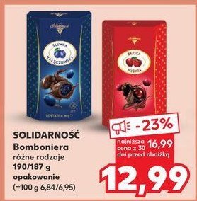 Złota wiśnia w likierze Solidarność promocja