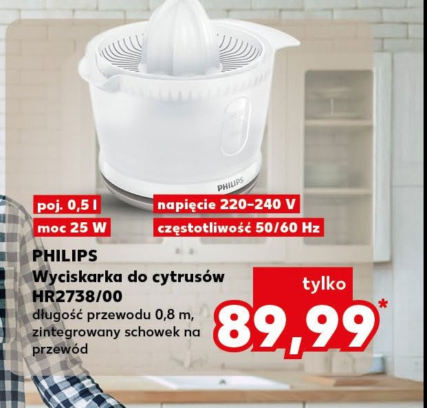 Wyciskarka hr2738/00 Philips promocja w Kaufland