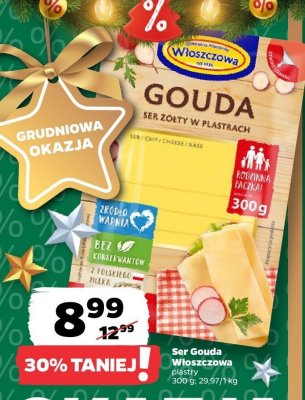 Ser Gouda plastry promocja w Netto