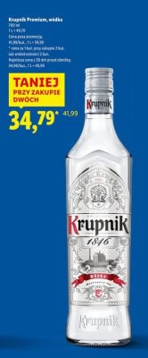 Wódka promocja w Lidl
