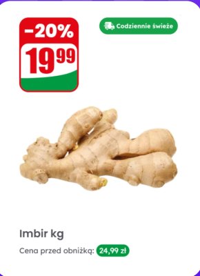 Imbir  promocja w Dino